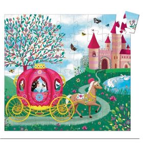 Clementoni Djeco Dekoratif Elises Carriage 54 Parça Puzzle