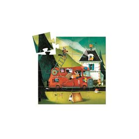 Clementoni Djeco Dekoratif The Fire Truck 16 Parça Puzzle