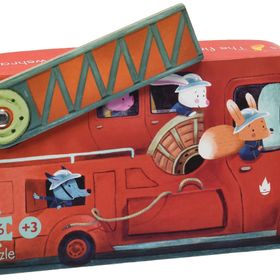 Clementoni Djeco Dekoratif The Fire Truck 16 Parça Puzzle