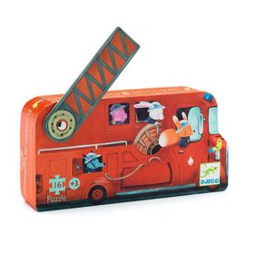 Clementoni Djeco Dekoratif The Fire Truck 16 Parça Puzzle