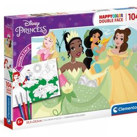 Clementoni Double Face Puzzle Disney Prenses 104 Parça