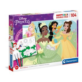 Clementoni Double Face Puzzle Disney Prenses 104 Parça