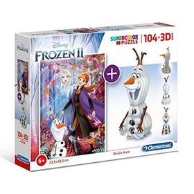 Clementoni Frozen 2 104 Parça Supercolor Puzzle