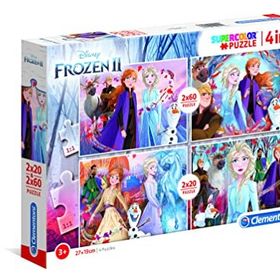 Clementoni Frozen 2x20+2x60 Parça Puzzle