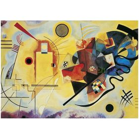 Clementoni Kandisky Giallo Rosso e Blu 1000 Parça Puzzle