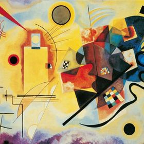 Clementoni Kandisky Giallo Rosso e Blu 1000 Parça Puzzle