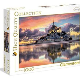 Clementoni Le Magnifique Mont Saint Michel 1000 Parça Puzzle