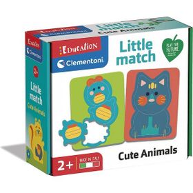 Clementoni Little Match - Sevimli Hayvanlar Puzzle
