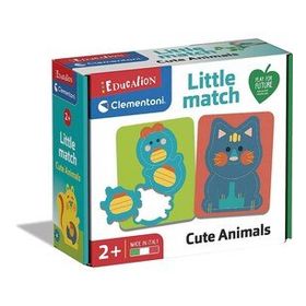 Clementoni Little Match - Sevimli Hayvanlar Puzzle
