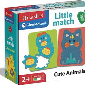 Clementoni Little Match - Sevimli Hayvanlar Puzzle