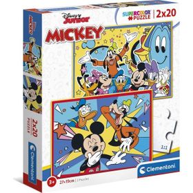 Clementoni Mickey 2X20 Parça Puzzle