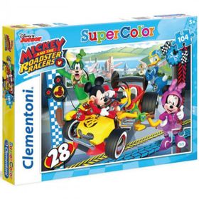 Clementoni Mickey And The Roadster 104 Parça Puzzle