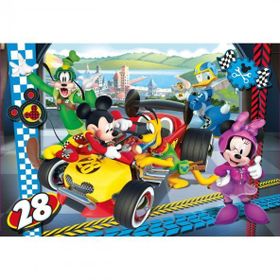 Clementoni Mickey And The Roadster 104 Parça Puzzle