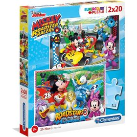 Clementoni Mickey Mouse 2x20 Parça Çocuk Puzzle
