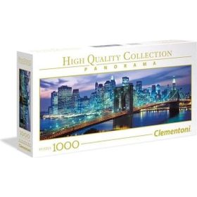 Clementoni New York Brooklyn Bridge 1000 Parça Panorama Yetişkin Puzzle