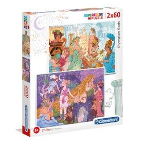 Clementoni Olympian Gods 2x60 Parça Puzzle