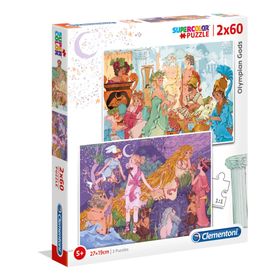 Clementoni Olympian Gods 2x60 Parça Puzzle