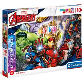 Clementoni Pırlanta Marvel 104 Parça Çocuk Puzzle