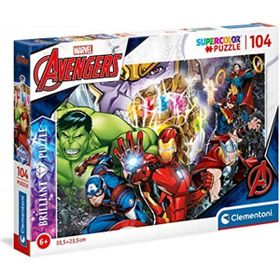 Clementoni Pırlanta Marvel 104 Parça Çocuk Puzzle