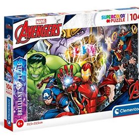 Clementoni Pırlanta Marvel 104 Parça Çocuk Puzzle