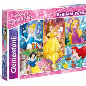 Clementoni Princess 104 Parça Simli Puzzle