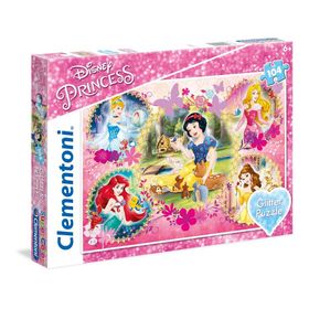 Clementoni Princess 104 Parça Simli Puzzle