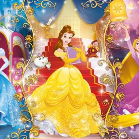 Clementoni Princess 104 Parça Simli Puzzle