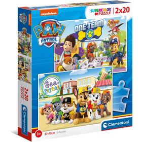 Clementoni Puzzle Paw Patrol 2x20 Parça Çocuk Puzzle