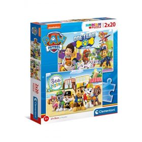 Clementoni Puzzle Paw Patrol 2x20 Parça Çocuk Puzzle