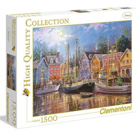 Clementoni Sailing in the Village 1500 Parça Puzzle