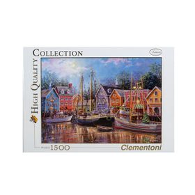 Clementoni Sailing in the Village 1500 Parça Puzzle