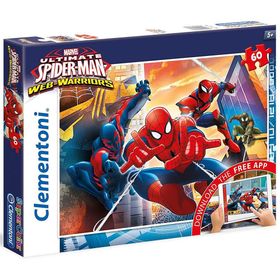 Clementoni Spiderman 60 Parça Puzzle