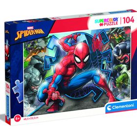 Clementoni Supercolor Spider-Man Örümcek Adam 104 Parça Puzzle