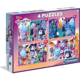 Clementoni Vampirina 20+20+60+60 Parça Puzzle
