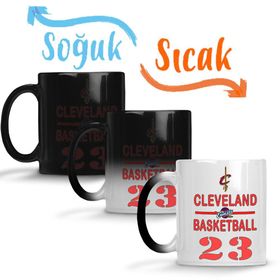 Cleveland Basketball 23 Sihirli Porselen Kupa
