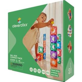 Cleverclixx Ball Run Compact Pack Intense 60 Parça 3+ Yaş Manyetik Blok
