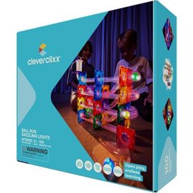 Cleverclixx Ball Run Dazzling Lights Pack Intense 100 Parça 3+ Yaş Manyetik Blok