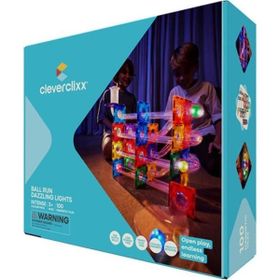Cleverclixx Ball Run Dazzling Lights Pack Intense 100 Parça 3+ Yaş Manyetik Blok
