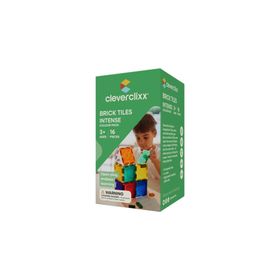 Cleverclixx Brick Tiles Pack Intense 16 Parça 3+ Yaş Manyetik Blok