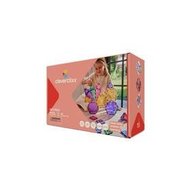 Cleverclixx Geo Pack Pastel 45 Parça 3+ Yaş Manyetik Blok
