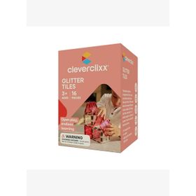 Cleverclixx Glitter Tiles Pack Pembe 14 Parça 3+ Yaş Manyetik Blok