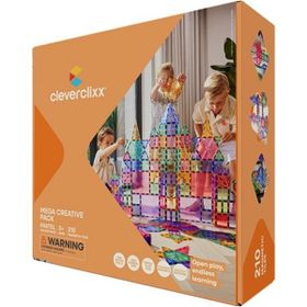 Cleverclixx Mega Creative Pack Pastel 210 Parça 3+ Yaş Manyetik Blok