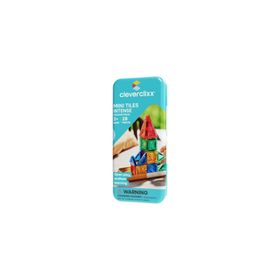 Cleverclixx Mini Tiles Travel Pack Intense 28 Parça 3+ Yaş Seyahat Set Manyetik Blok