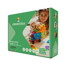 Cleverclixx Wheels Pack Intense 25 Parça 3+ Yaş Manyetik Blok