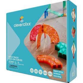 Cleverclixx Yarış Pisti Kavisli Intense 15 Parça Manyetik Ek Blok