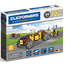 Clicformers 803001 34 pcs Speed Wheel Set
