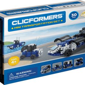 Clicformers 804002 30 pcs Mini Transportation Set