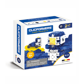 Clicformers 807004 Blue 25 pcs Craft Set