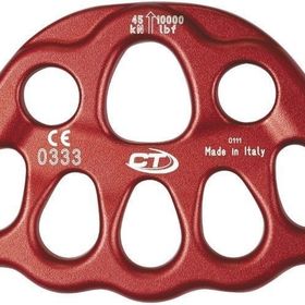 Climbing Technology CT L637 5 Delikli Kırmızı Alüminyum Dağıtım Plakası