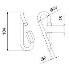 Climbing Technology Twist Çelik Makarası D8 Bolt Vidası